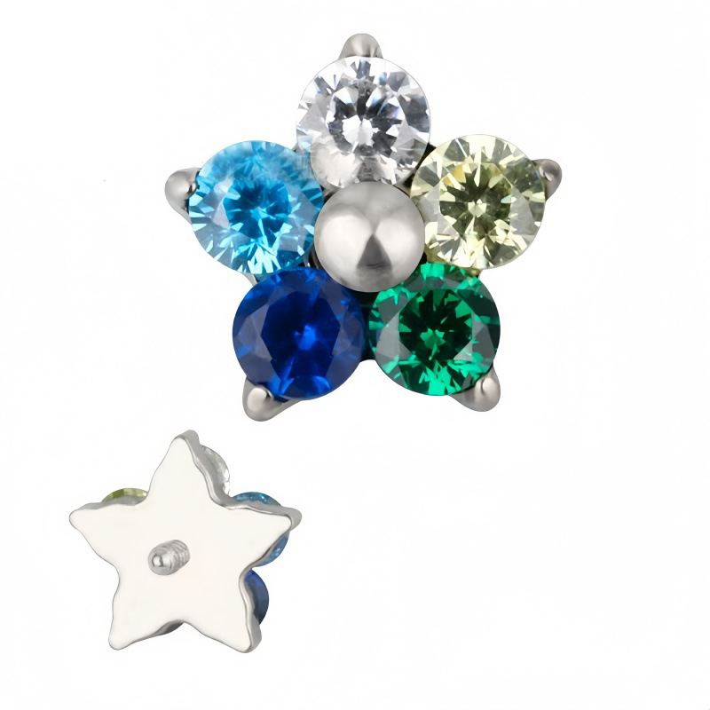 Clear Yellow Green Blue Sapphire Blue