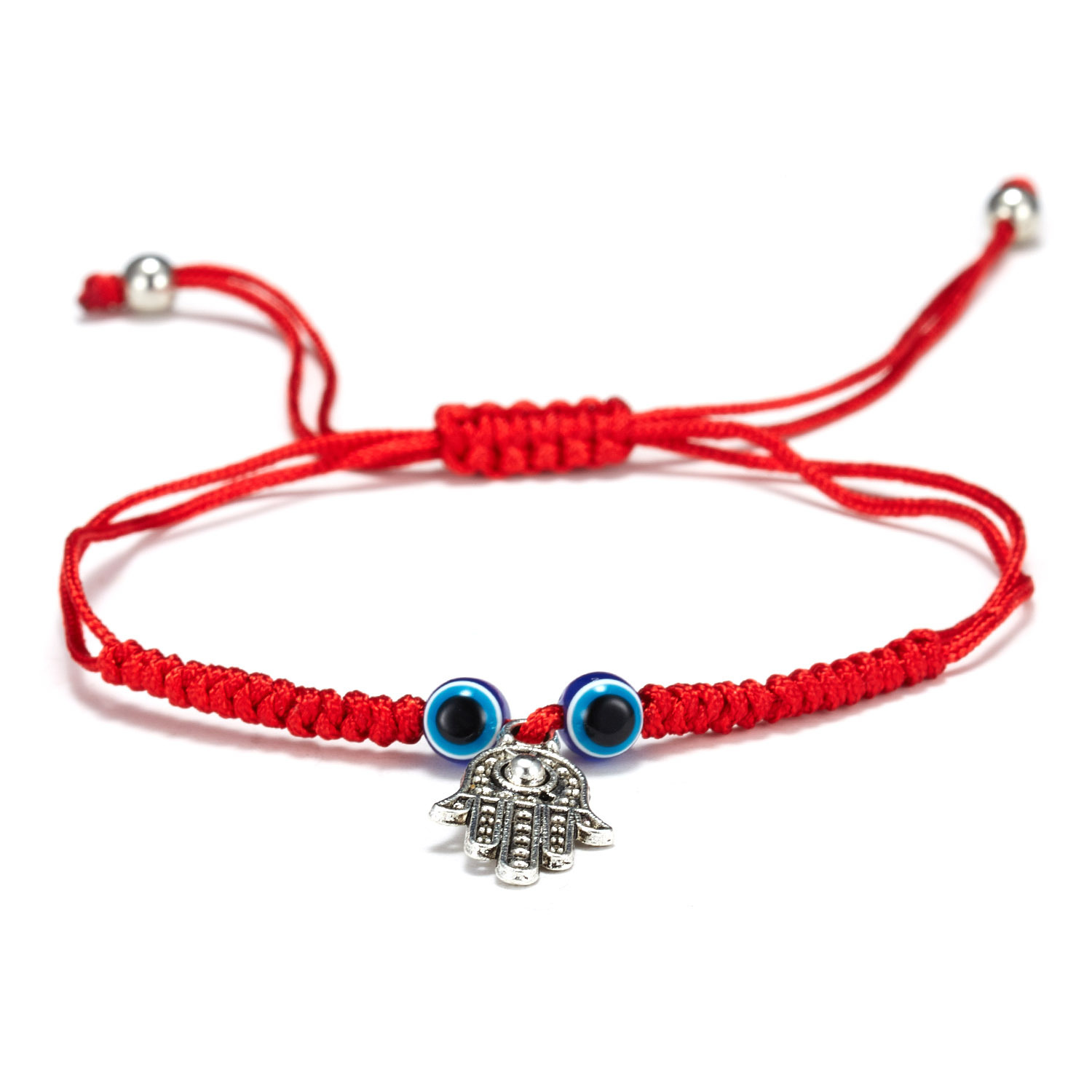 2 eyes alloy red rope