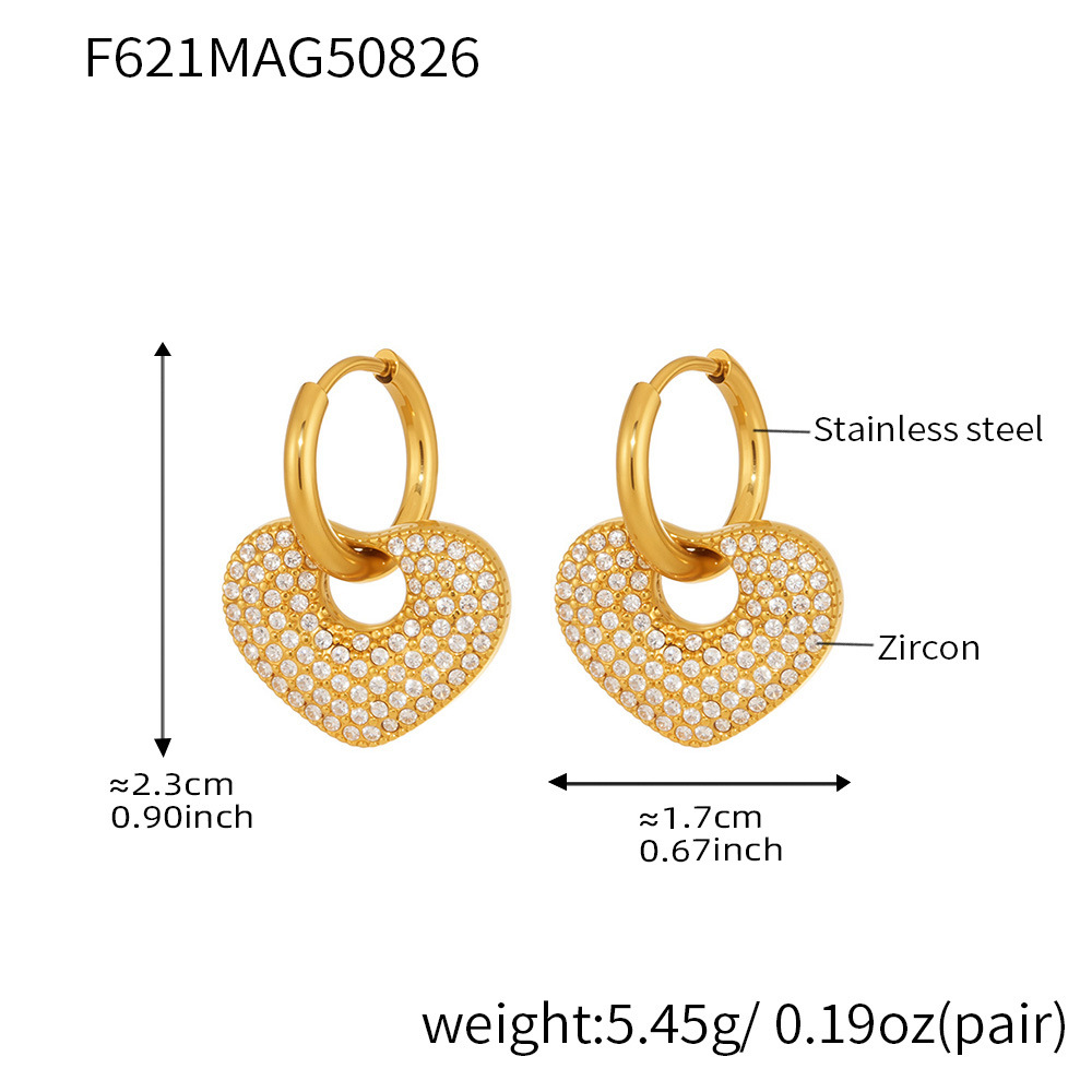 F621- Golden earrings