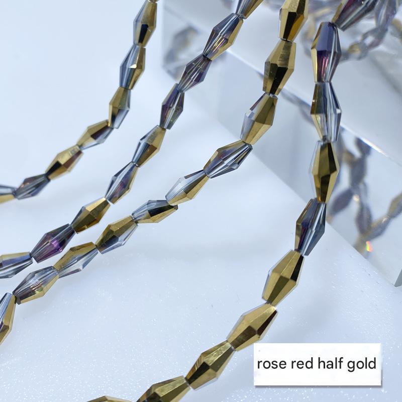 Rose red and half Gold