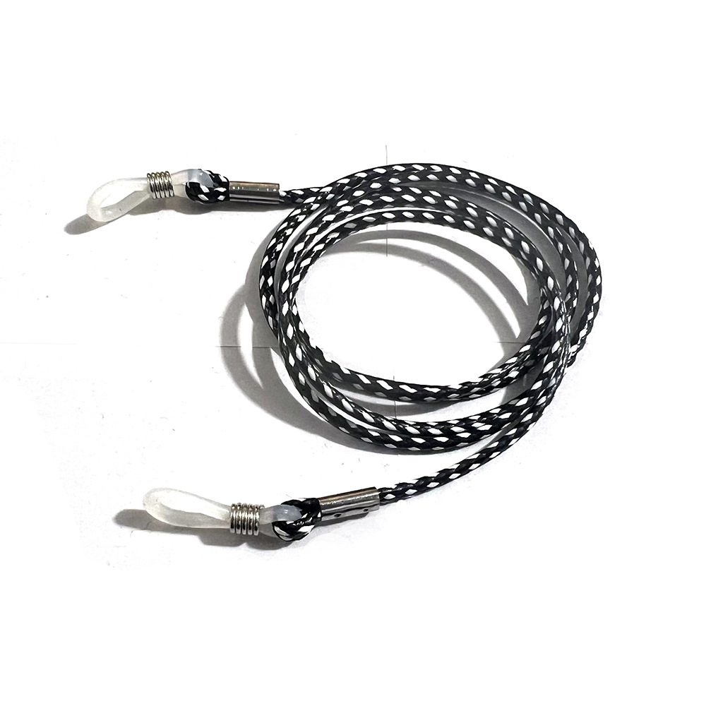 No. 1 black rope with white dots