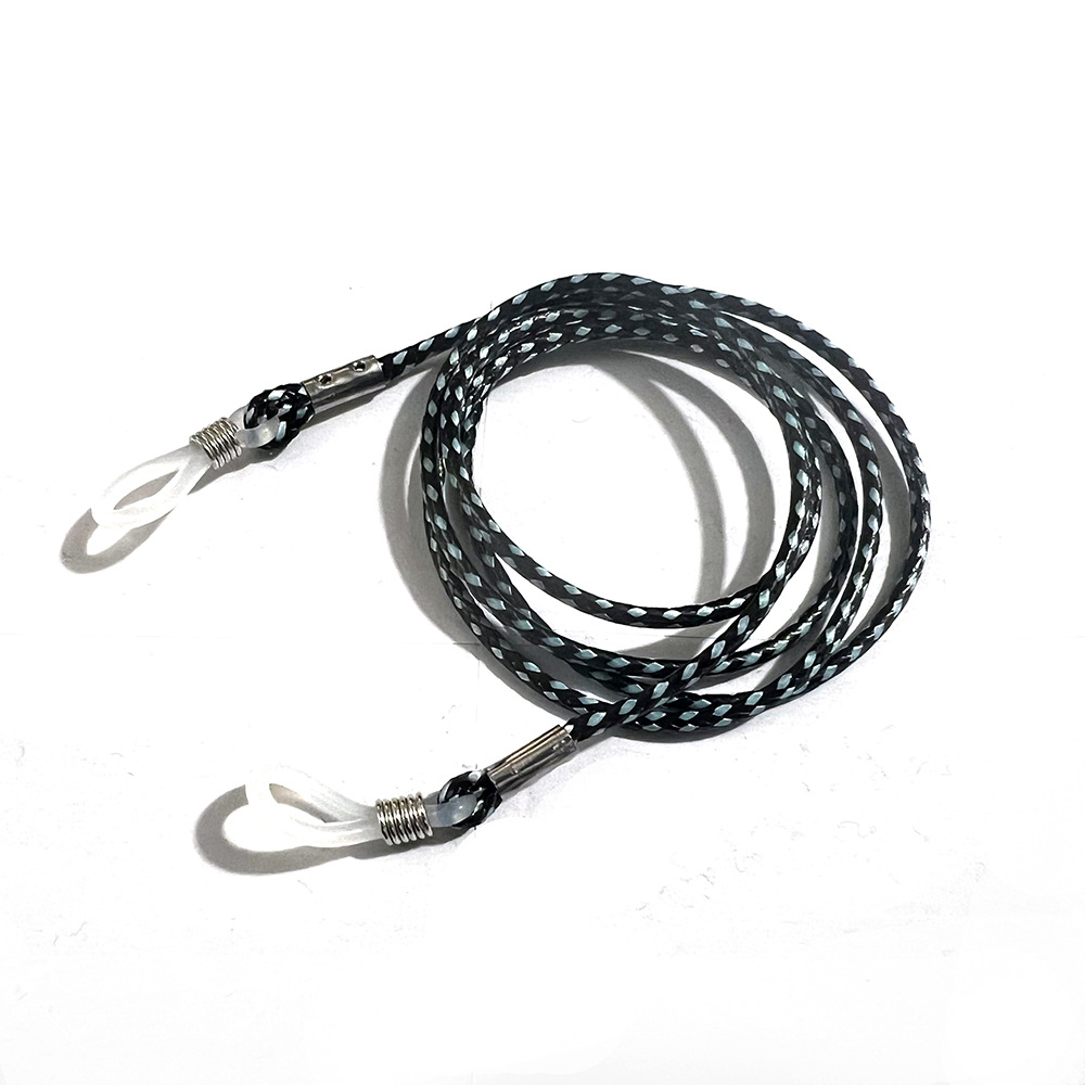 No. 2 black rope blue dot