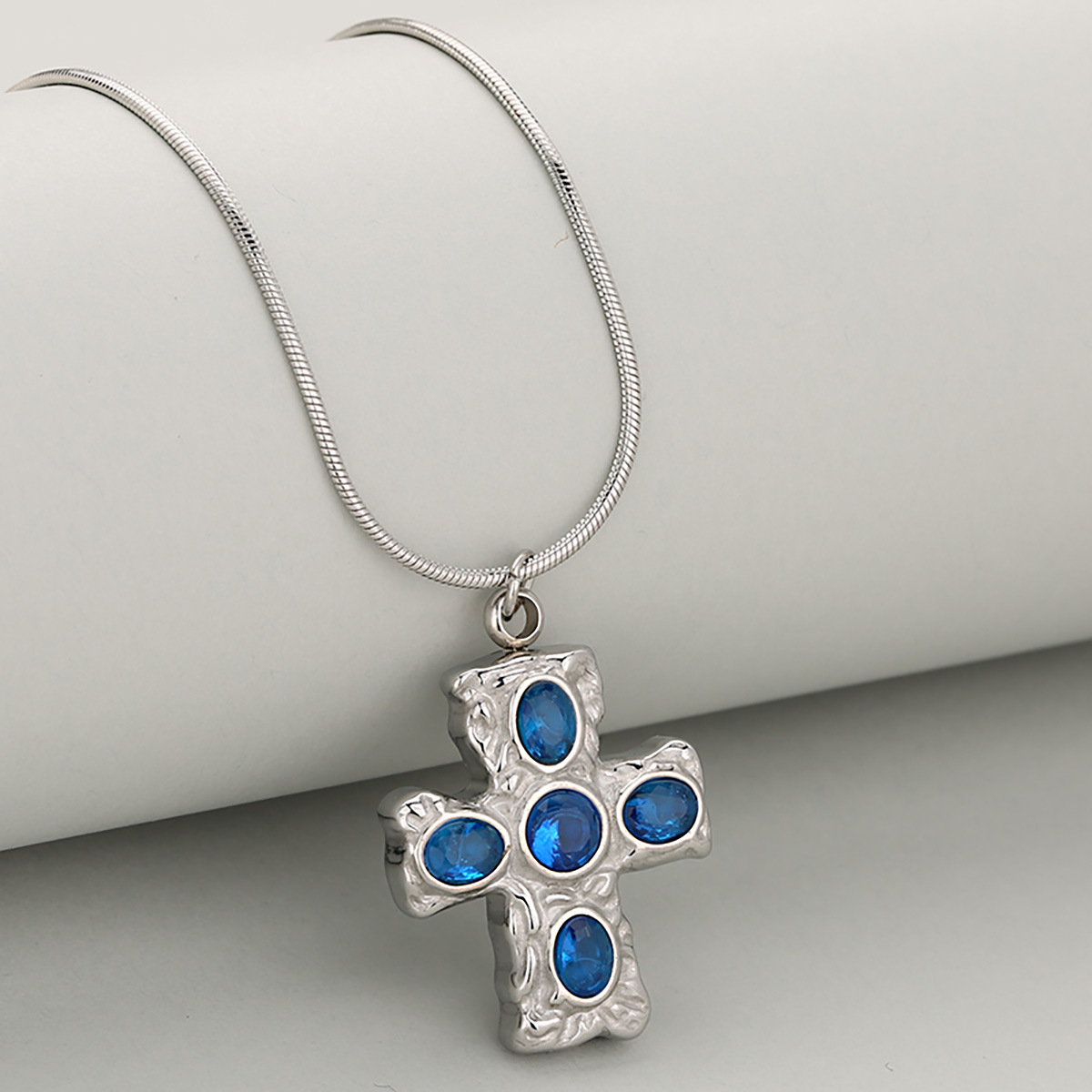 Silver blue stone