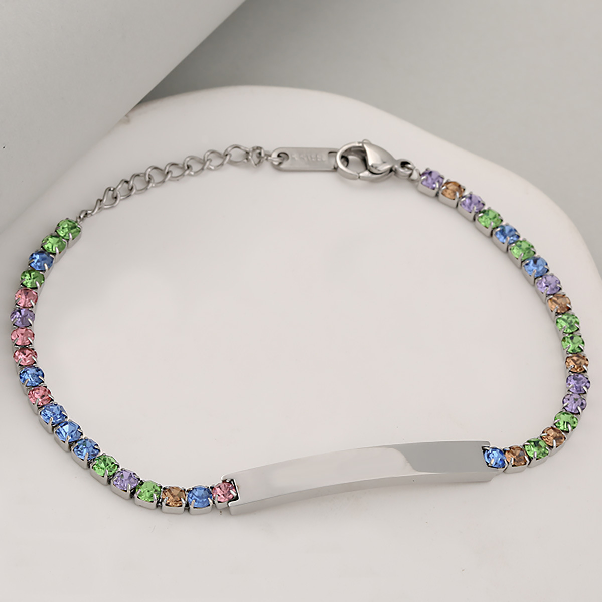 Silver colored stone