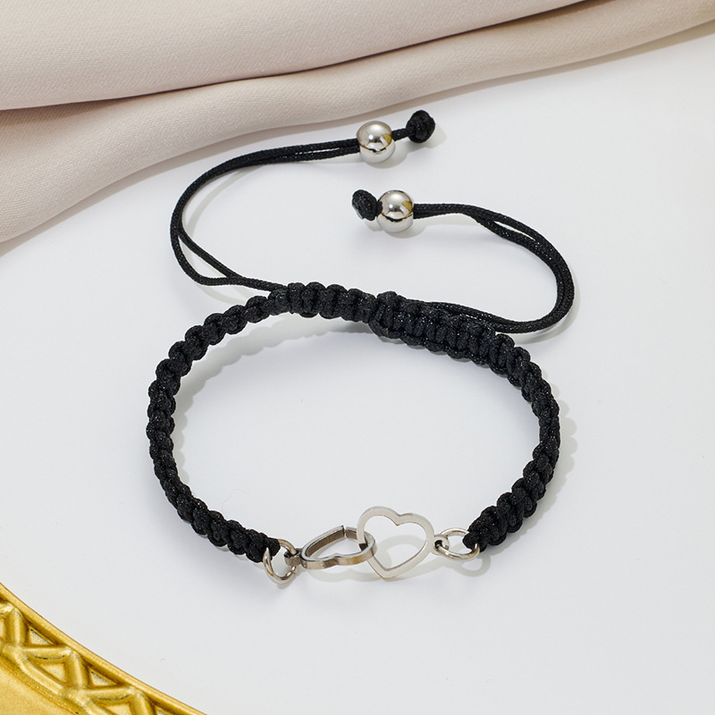 Steel-colored black rope