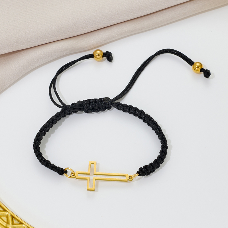 Golden black rope