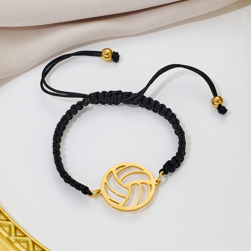 Golden black rope
