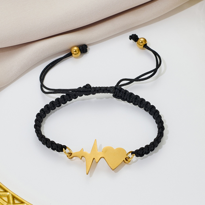 Golden black rope