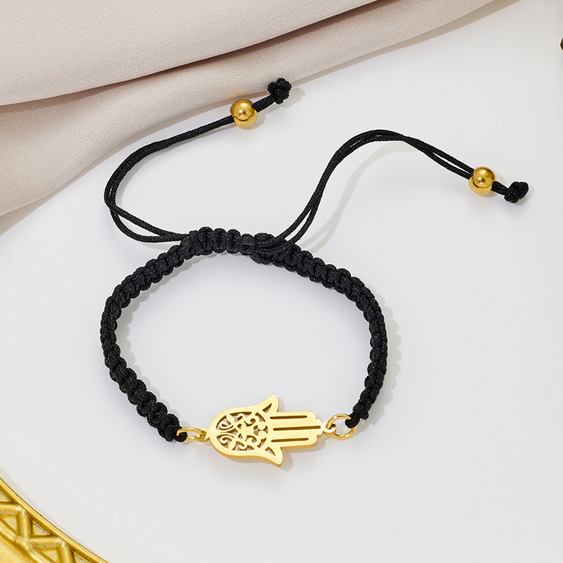 Golden black rope