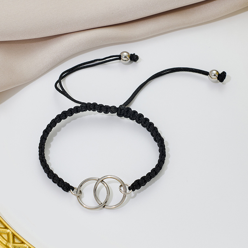 Steel-colored black rope