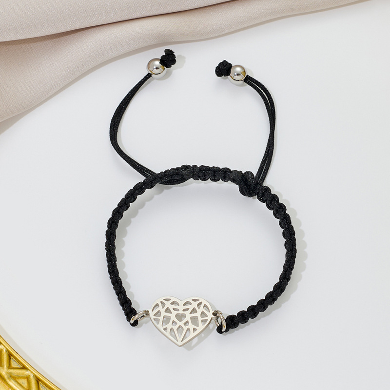 Steel-colored black rope