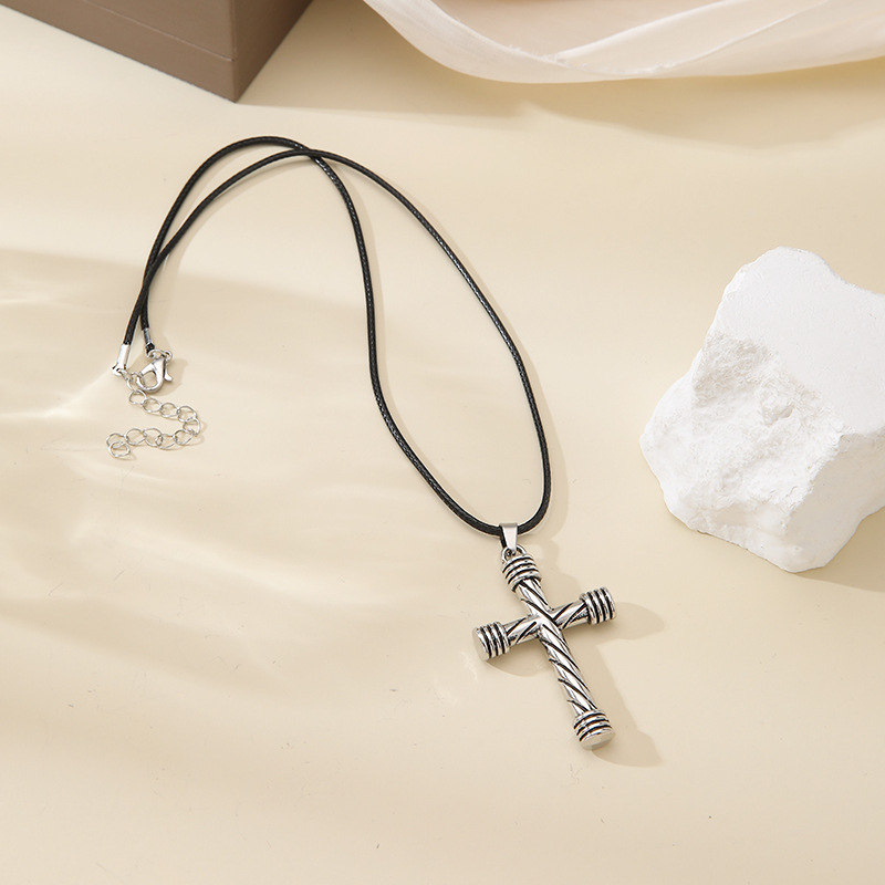 Silver [with 45 5cm wax rope]