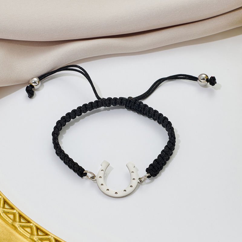 Steel-colored black rope