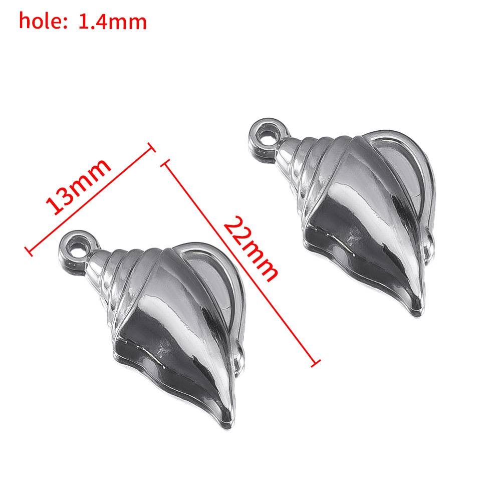 Conch-steel color-13mm