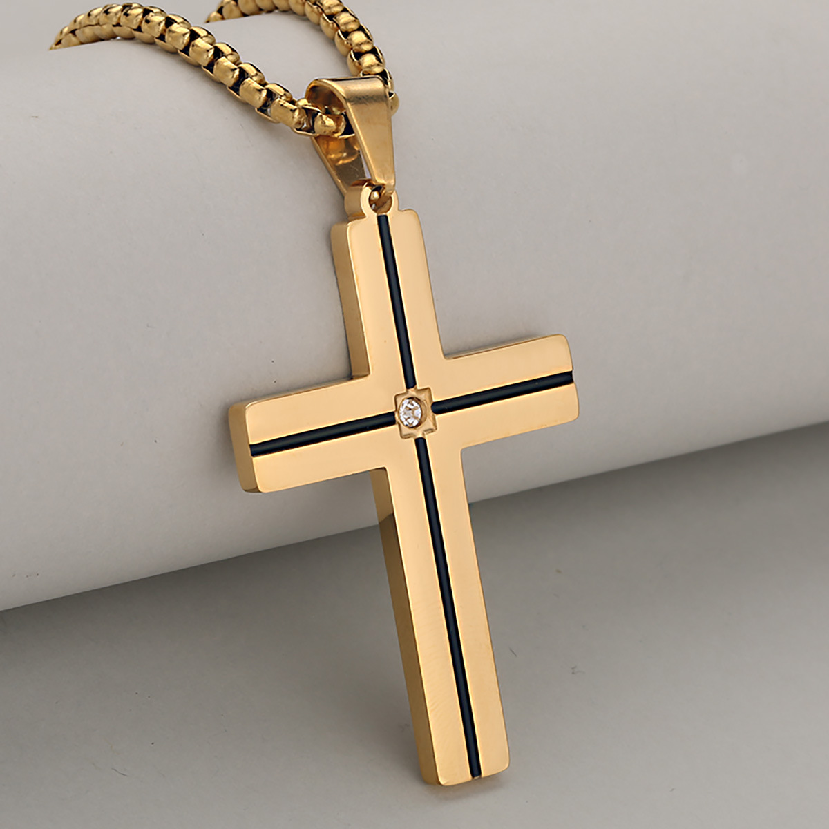 Golden black line