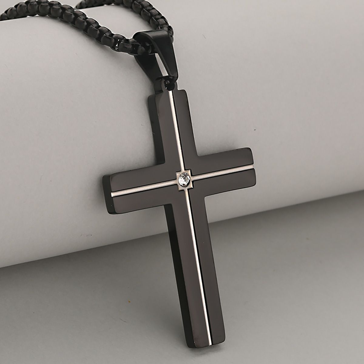Black silver line