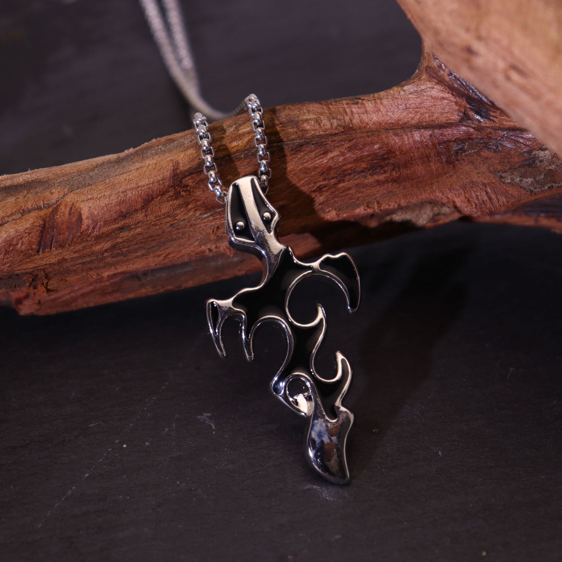 Cross flame single pendant