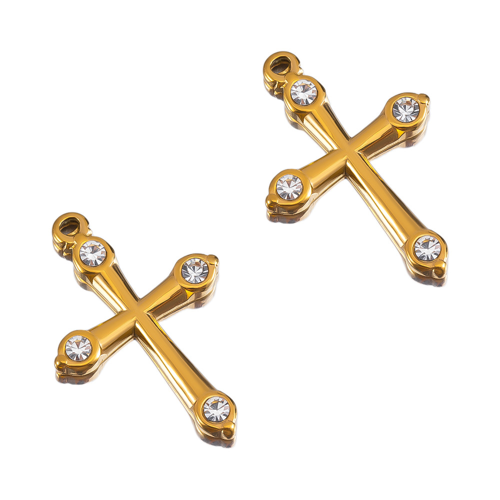 Gold - white diamond