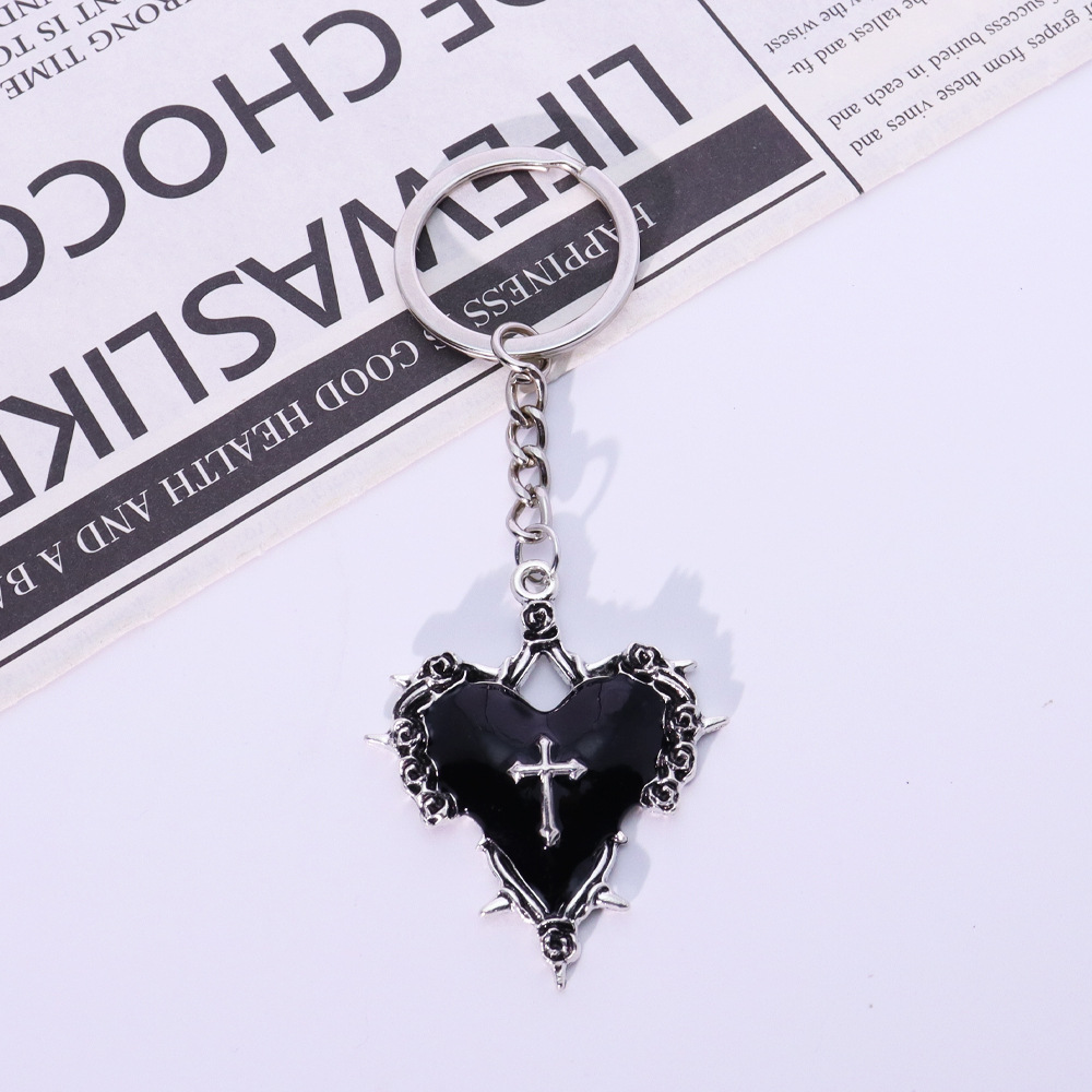Black heart single buckle