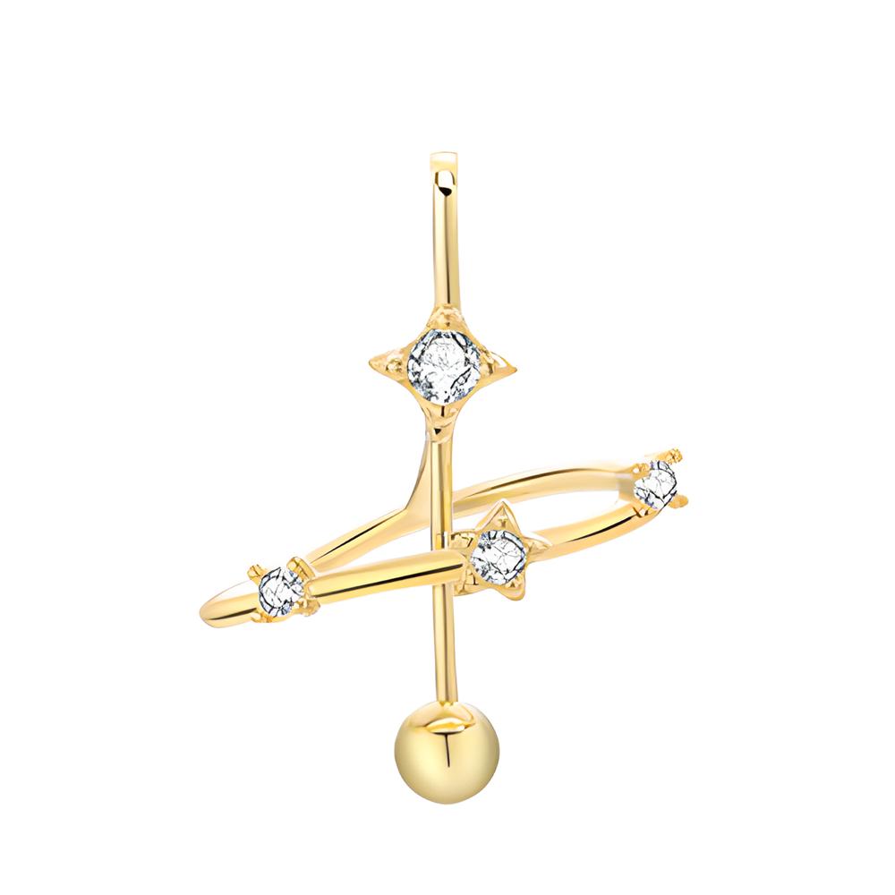 D2556-Gold-Single Pendant Empty