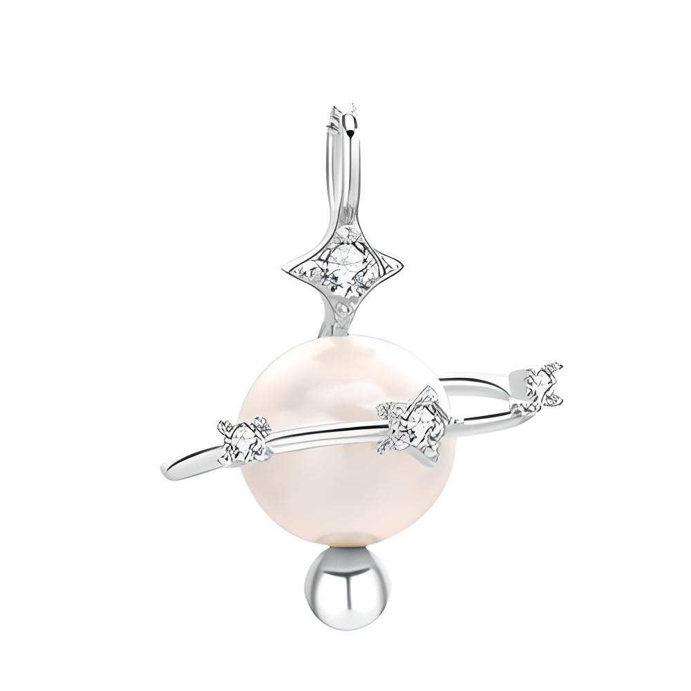 D2556-white gold-single pendant finished