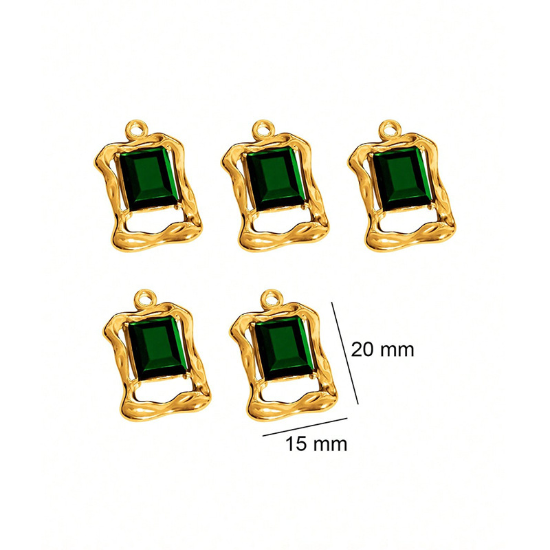 Gold-green diamond