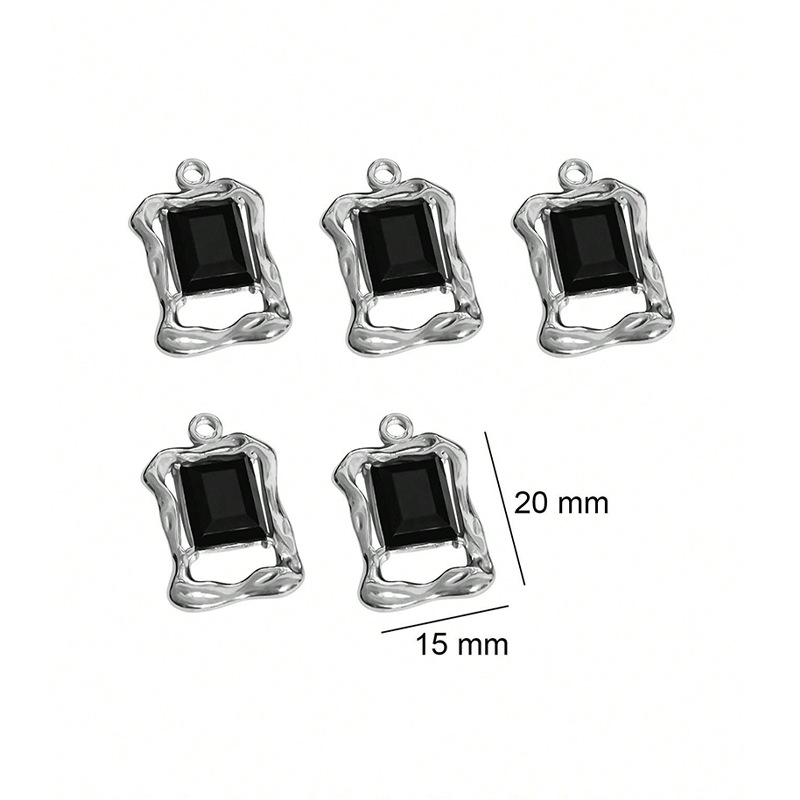 Silver-black diamond