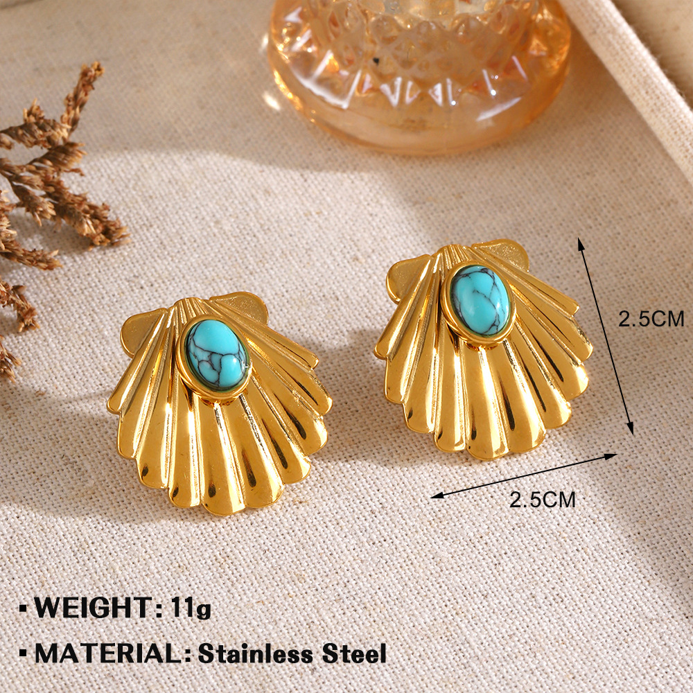 naturales de color turquesa