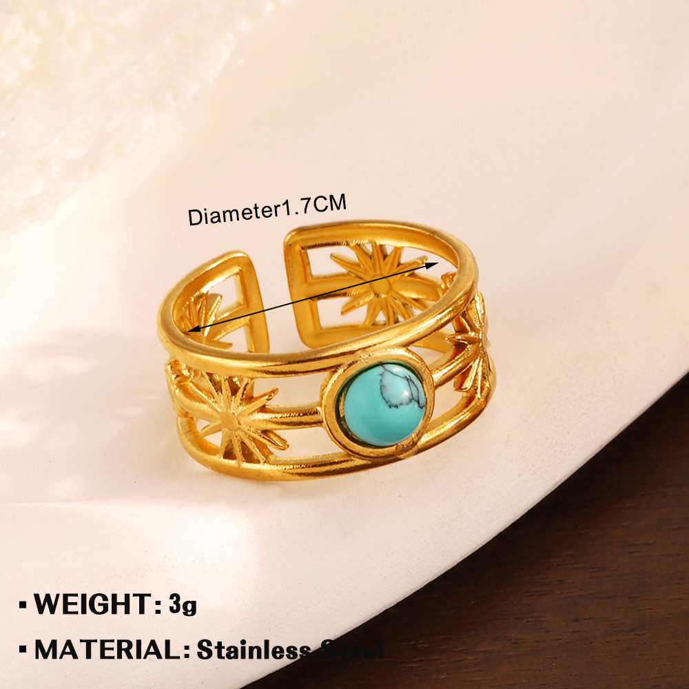 naturales de color turquesa