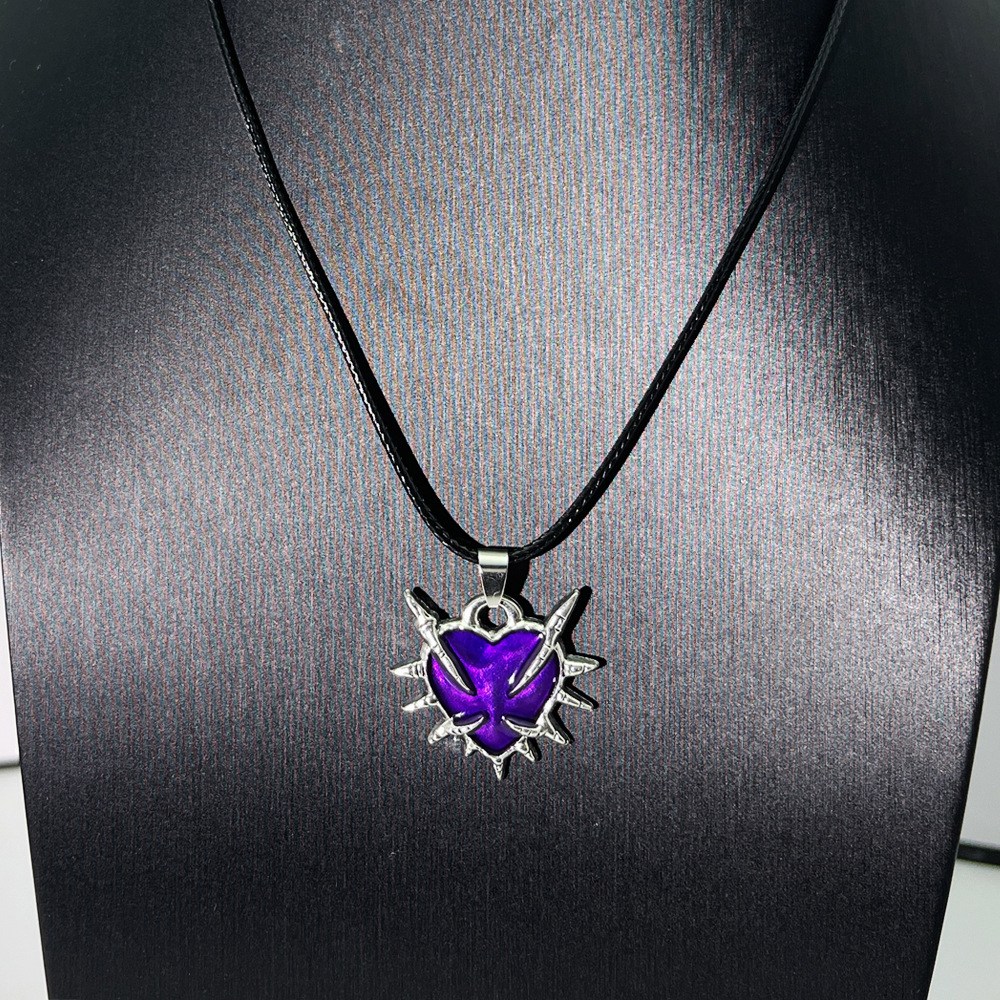 Purple heart rope chain