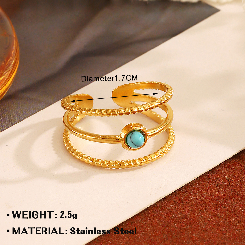 naturales de color turquesa