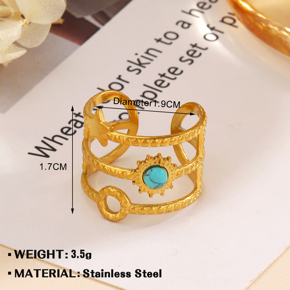 naturales de color turquesa