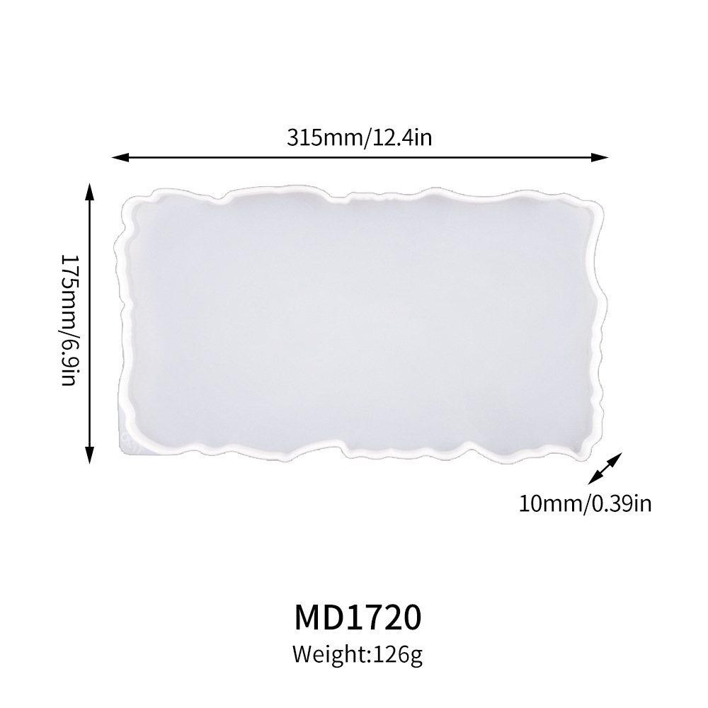 MD1720 small square fruit plate mold