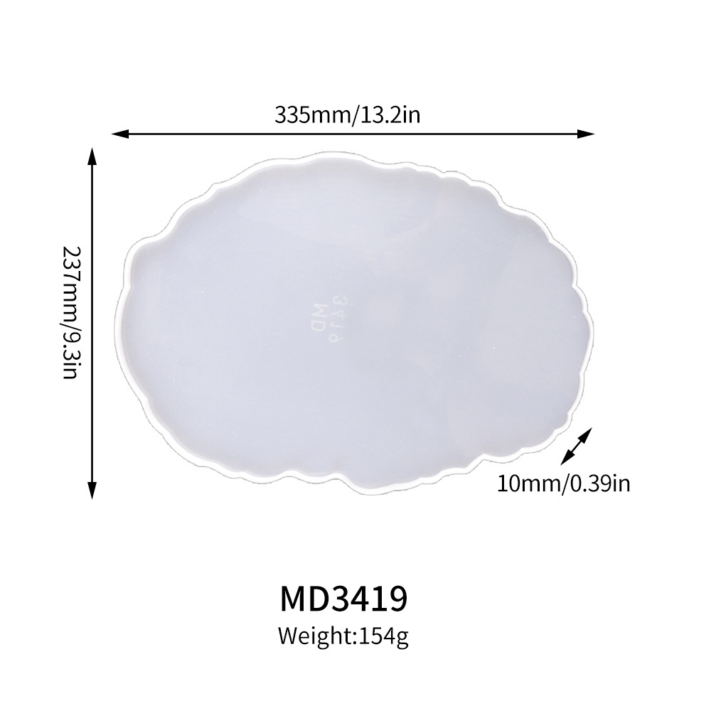 MD3419 oval fruit plate mold