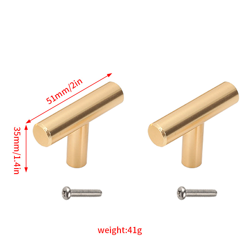 High-grade gold-plated handle_T type