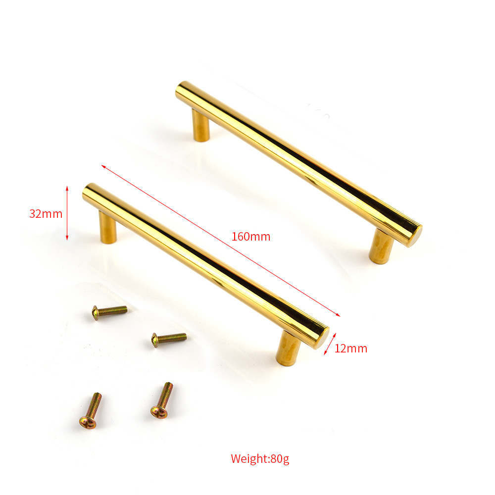 High-grade long metal handle 2_gold