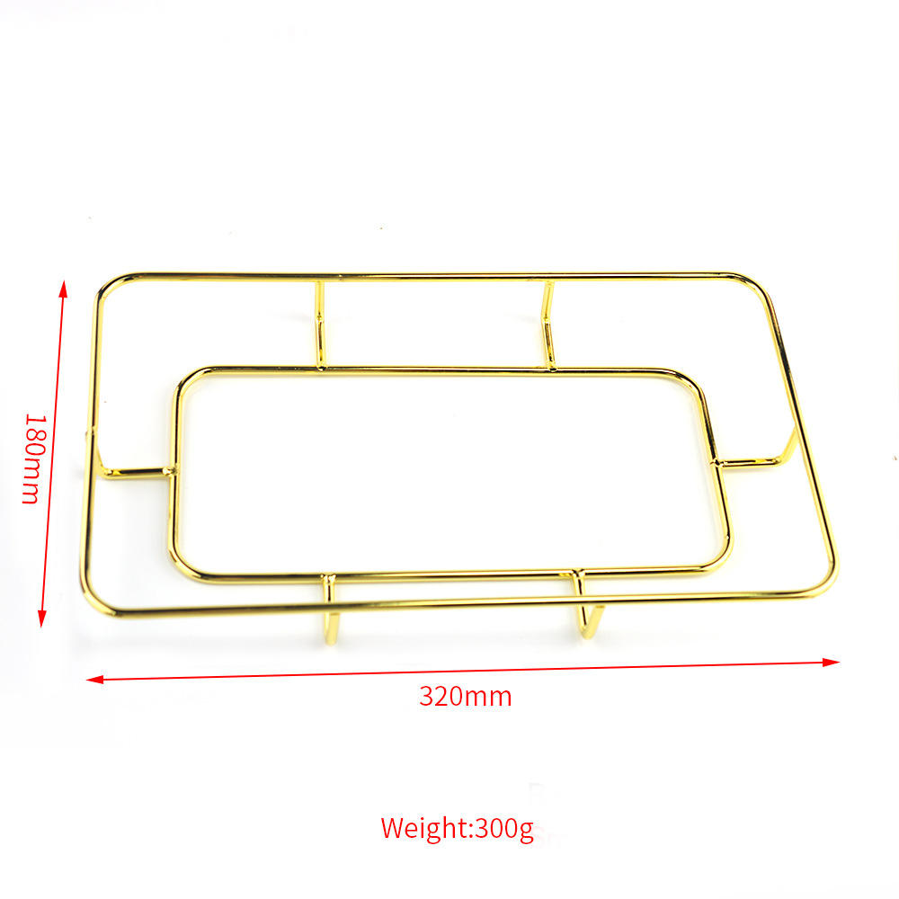 small size metal frame rectangle