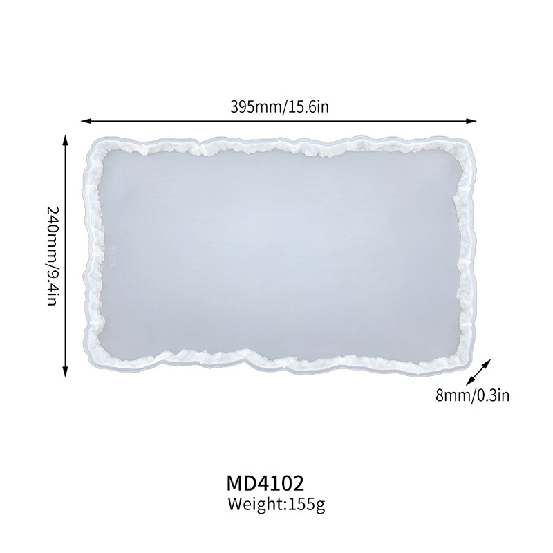 Cluster square fruit plate_MD4102