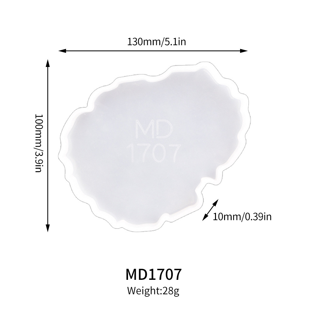1707 Wave Coaster Mold