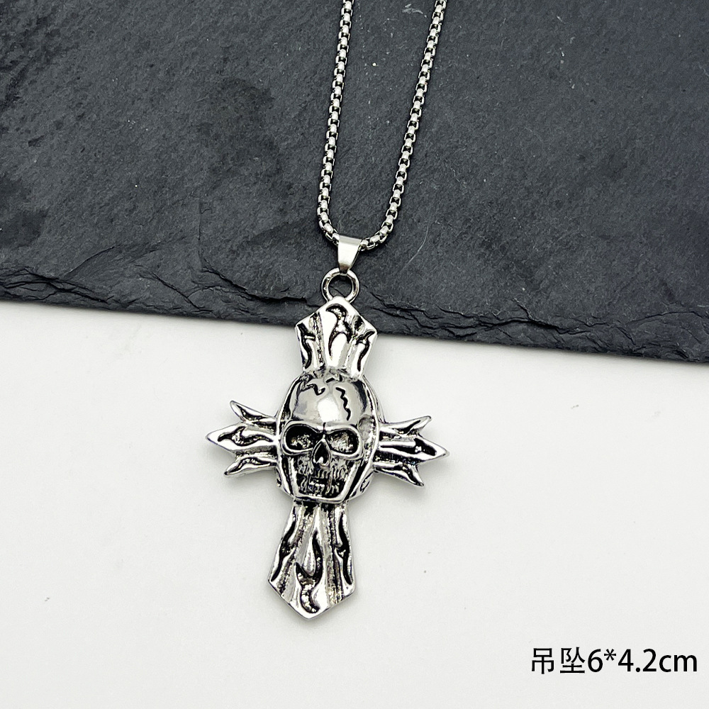 Single-sided flame cross
