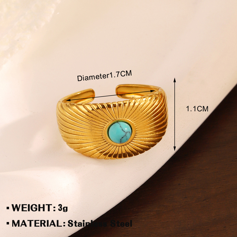 naturales de color turquesa