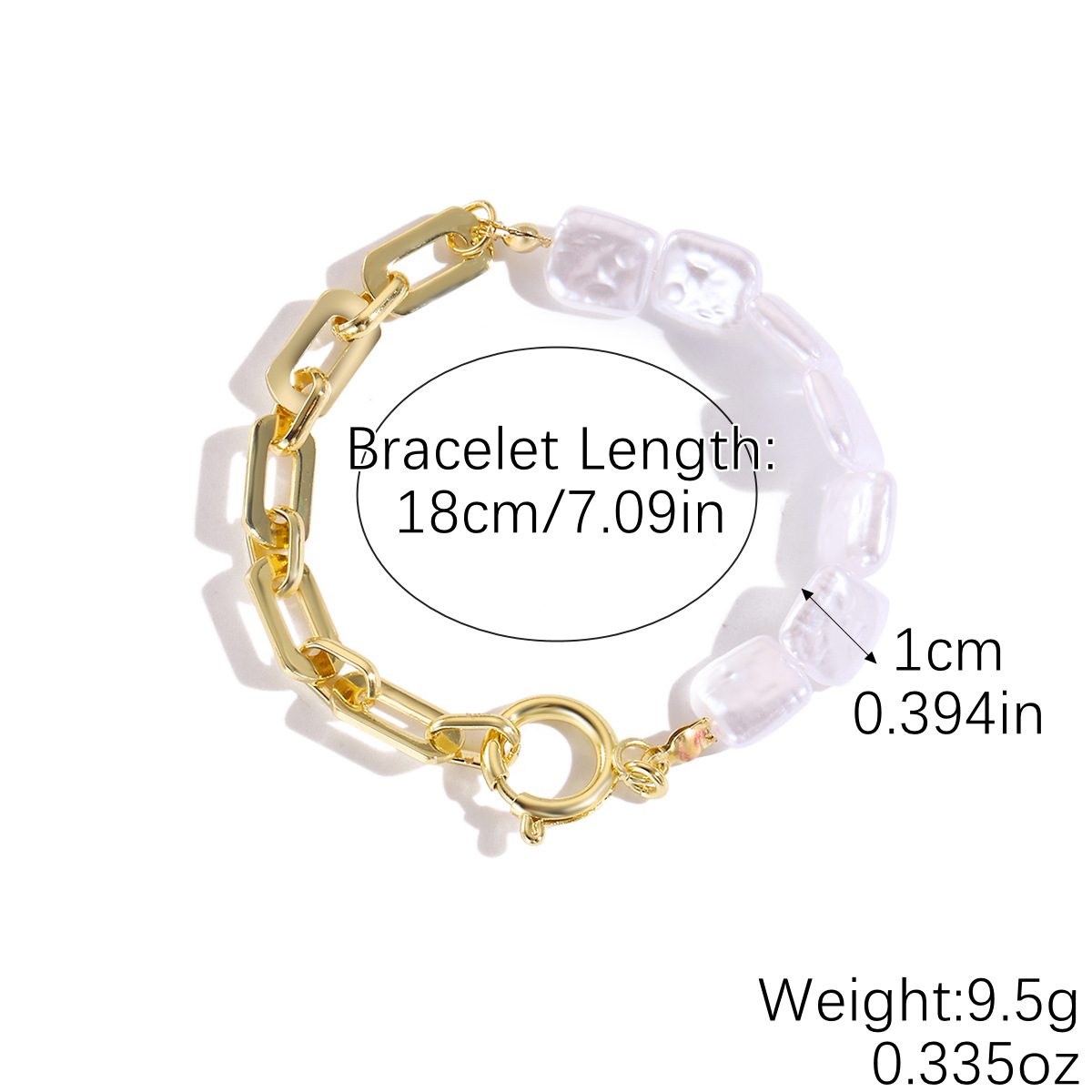 S2505-5 special-shaped pearl bracelet