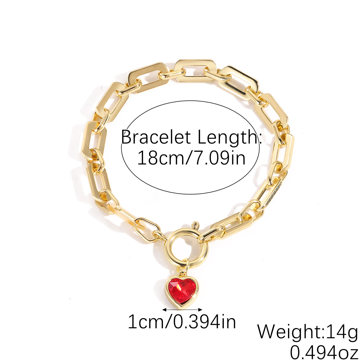 S2505-6 love crystal bracelet