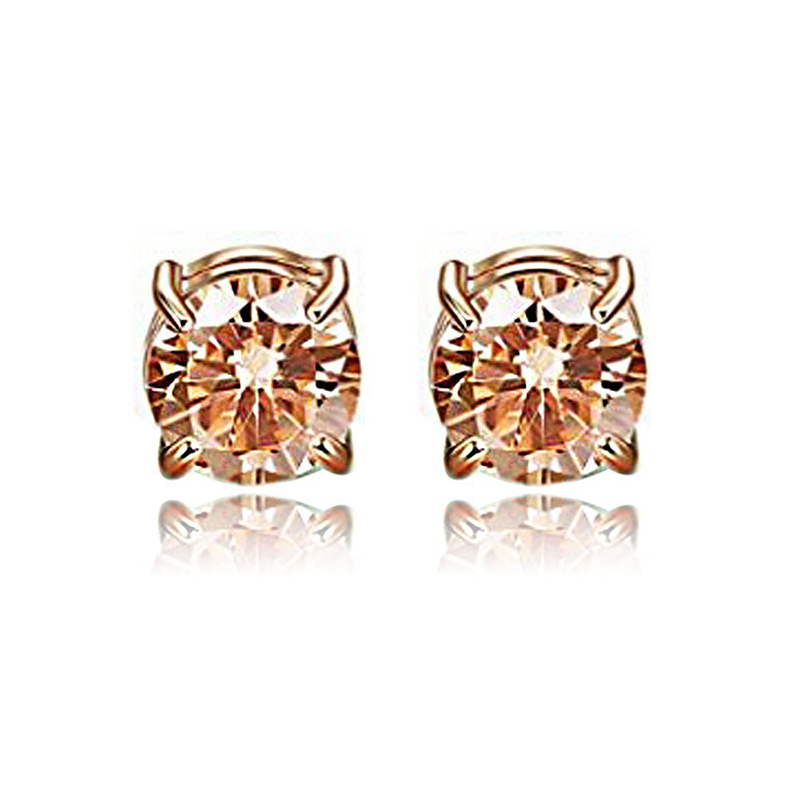 8mm rose gold (pair)