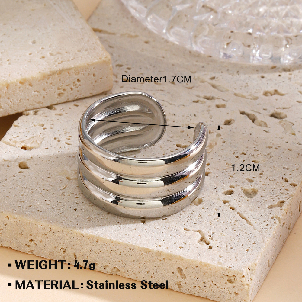 Steel color ring 1096