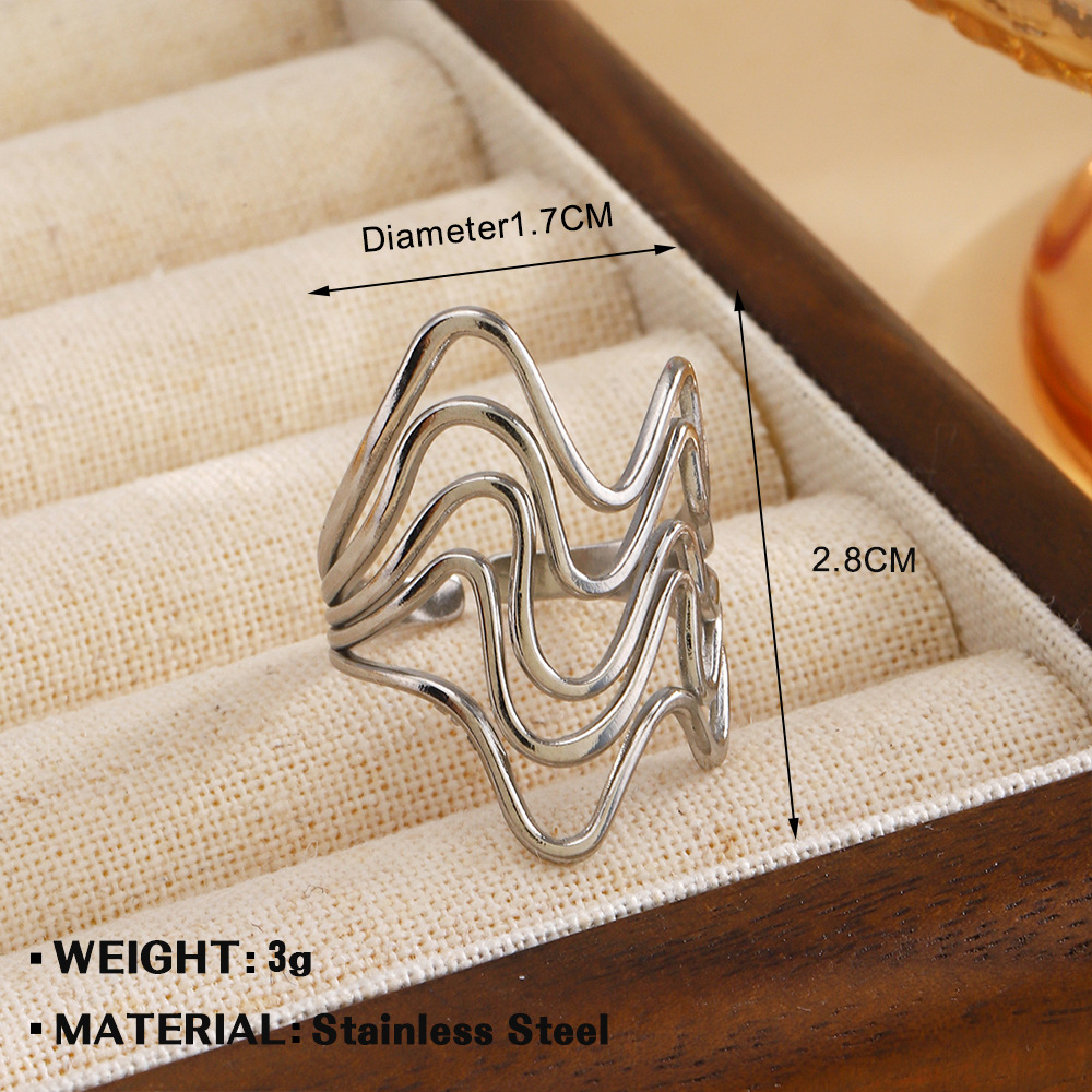 Steel color ring 1553