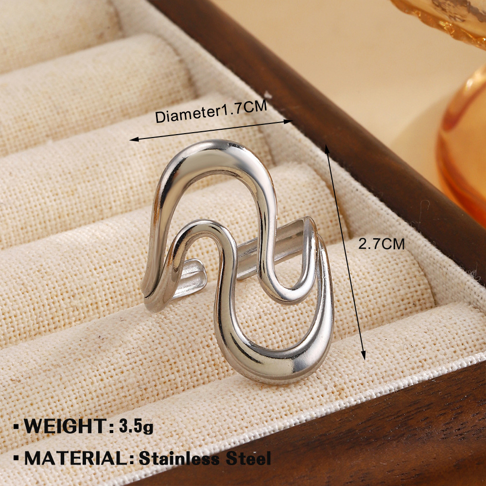 Steel color ring 1599