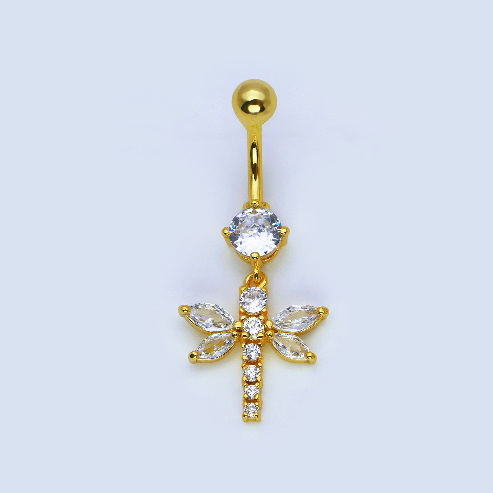 2# gold white (18k real gold)