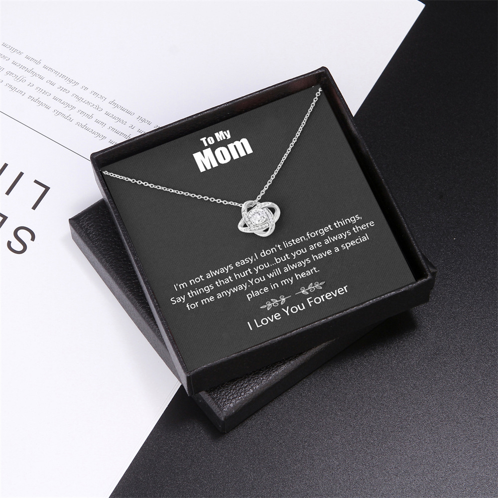 Necklace   card gift box