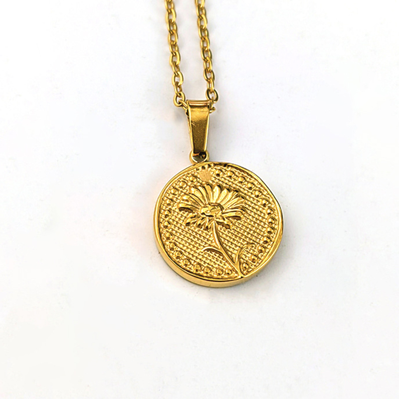 April zou chrysanthemum-necklace 45cm with 5cm extender chain